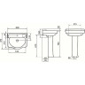 Раковина IDEAL STANDARD REFLECTIONS W412101